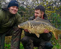 A carp caught from the Bottom Lake