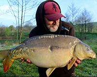A carp caught from the Bottom Lake