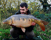A carp caught from the Bottom Lake