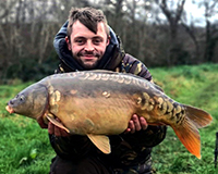 A carp caught from the Bottom Lake