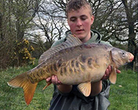 A carp caught from the Bottom Lake
