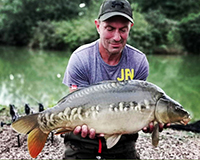 A carp caught from the Bottom Lake