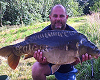 A carp caught from the Bottom Lake