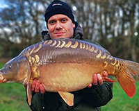 A carp caught from the Bottom Lake