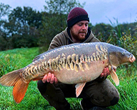 A carp caught from the Bottom Lake