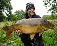 A carp caught from the Bottom Lake