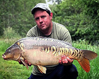 A carp caught from the Bottom Lake