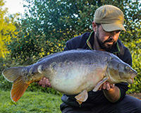 A carp caught from the Bottom Lake