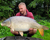A carp caught from Jake's Lake