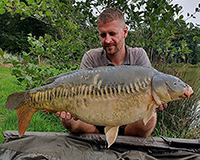 A carp caught from Jake's Lake