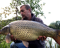 A carp caught from Jake's Lake