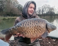A carp caught from Jake's Lake