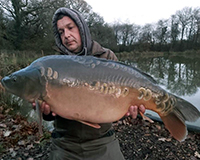 A carp caught from Jake's Lake