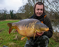 A carp caught from the Top Lake