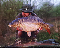 A carp caught from the Top Lake