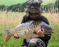 A carp caught from the Top Lake