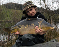 A carp caught from the Top Lake