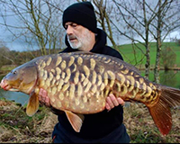 A carp caught from the Top Lake
