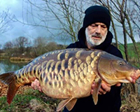 A carp caught from the Top Lake