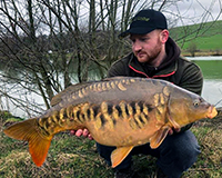 A carp caught from the Top Lake