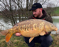 A carp caught from the Top Lake