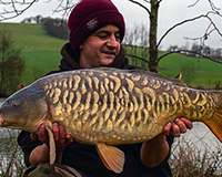 A carp caught from the Top Lake