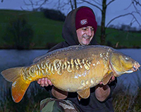 A carp caught from the Top Lake