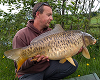 A carp caught from the Top Lake