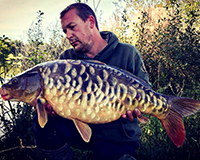 A carp caught from the Top Lake