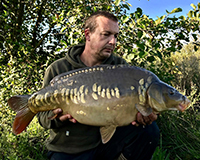 A carp caught from the Top Lake