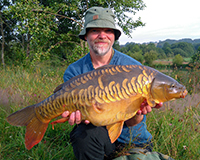 A carp caught from the Top Lake