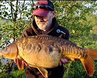 A carp caught from the Top Lake