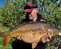 A carp caught from the Top Lake