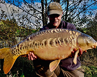A carp caught from the Top Lake