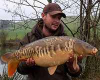 A carp caught from the Top Lake