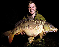 A carp caught from the Top Lake
