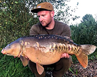 A carp caught from the Top Lake