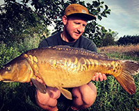 A carp caught from the Top Lake