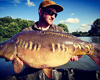 A carp caught from the Top Lake