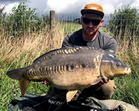 A carp caught from the Top Lake