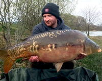 A carp caught from the Top Lake