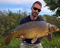 A carp caught from the Top Lake