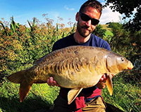 A carp caught from the Top Lake