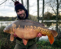 A carp caught from the Top Lake