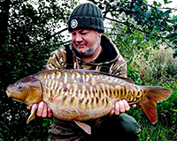 A carp caught from the Top Lake