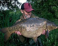 A carp caught from the Top Lake