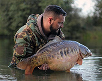 A carp caught from the Top Lake