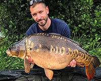 A carp caught from the Top Lake