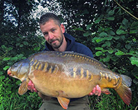 A carp caught from the Top Lake