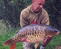 A carp caught from the Top Lake